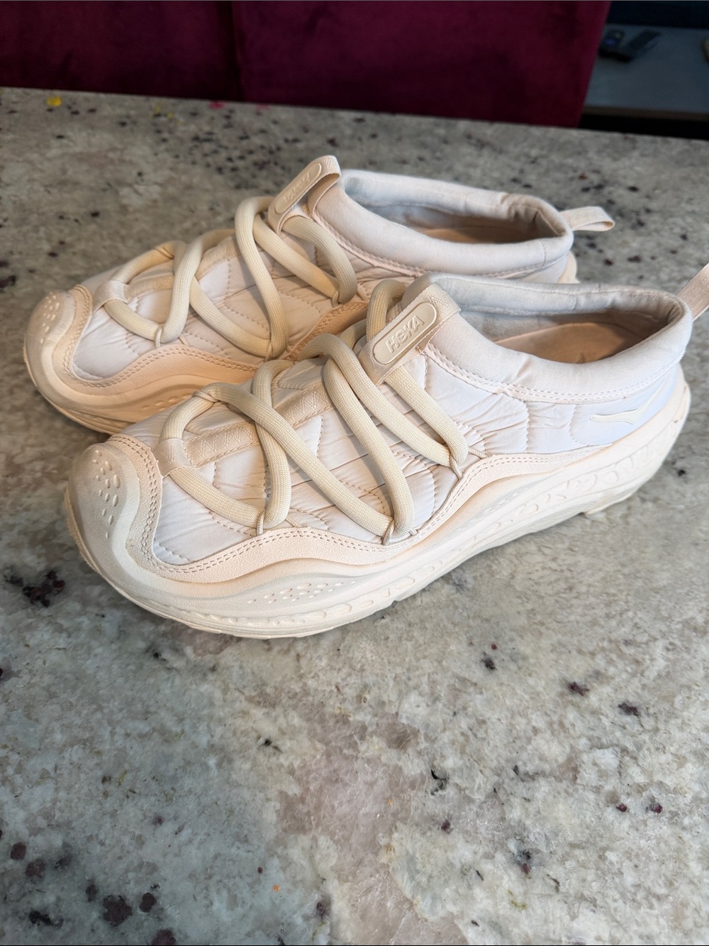 Hoka One One Ora Primo
Vanilla women’s 13 men’s 12